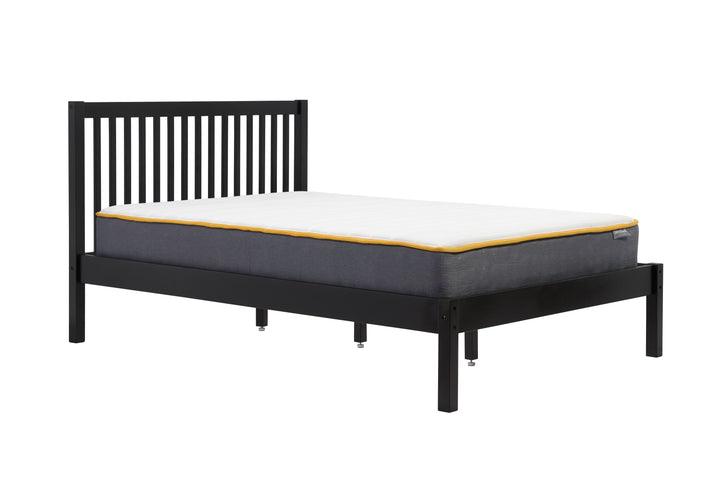 Nova Solid Wood Bed Frame with Tall Headboard for Minimalist Bedrooms