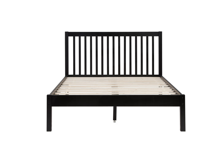 Nova Solid Wood Bed Frame with Tall Headboard for Minimalist Bedrooms