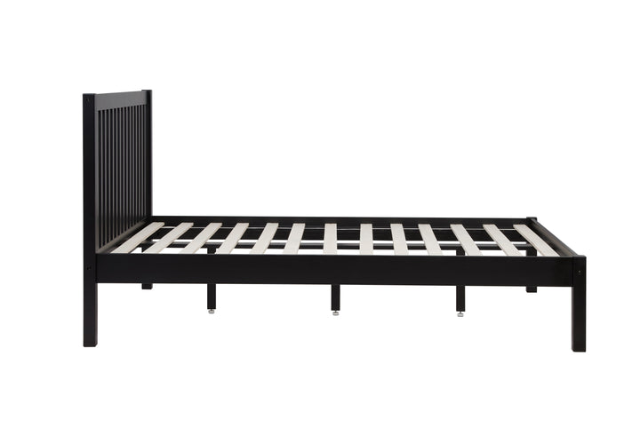 Nova Solid Wood Bed Frame with Tall Headboard for Minimalist Bedrooms
