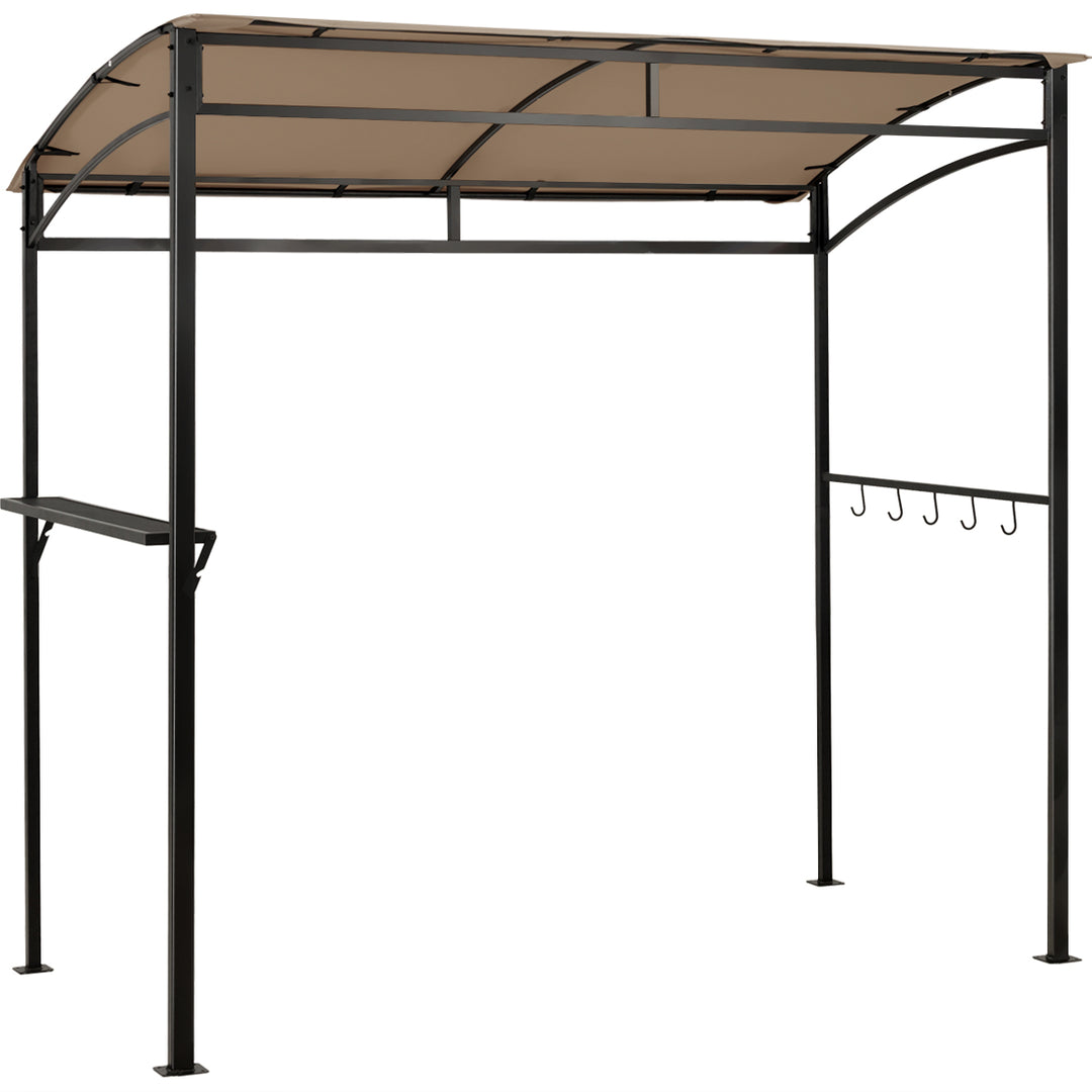 7 Feet Grill Gazebo with Serving Shelf and Storage Hooks - TidySpaces