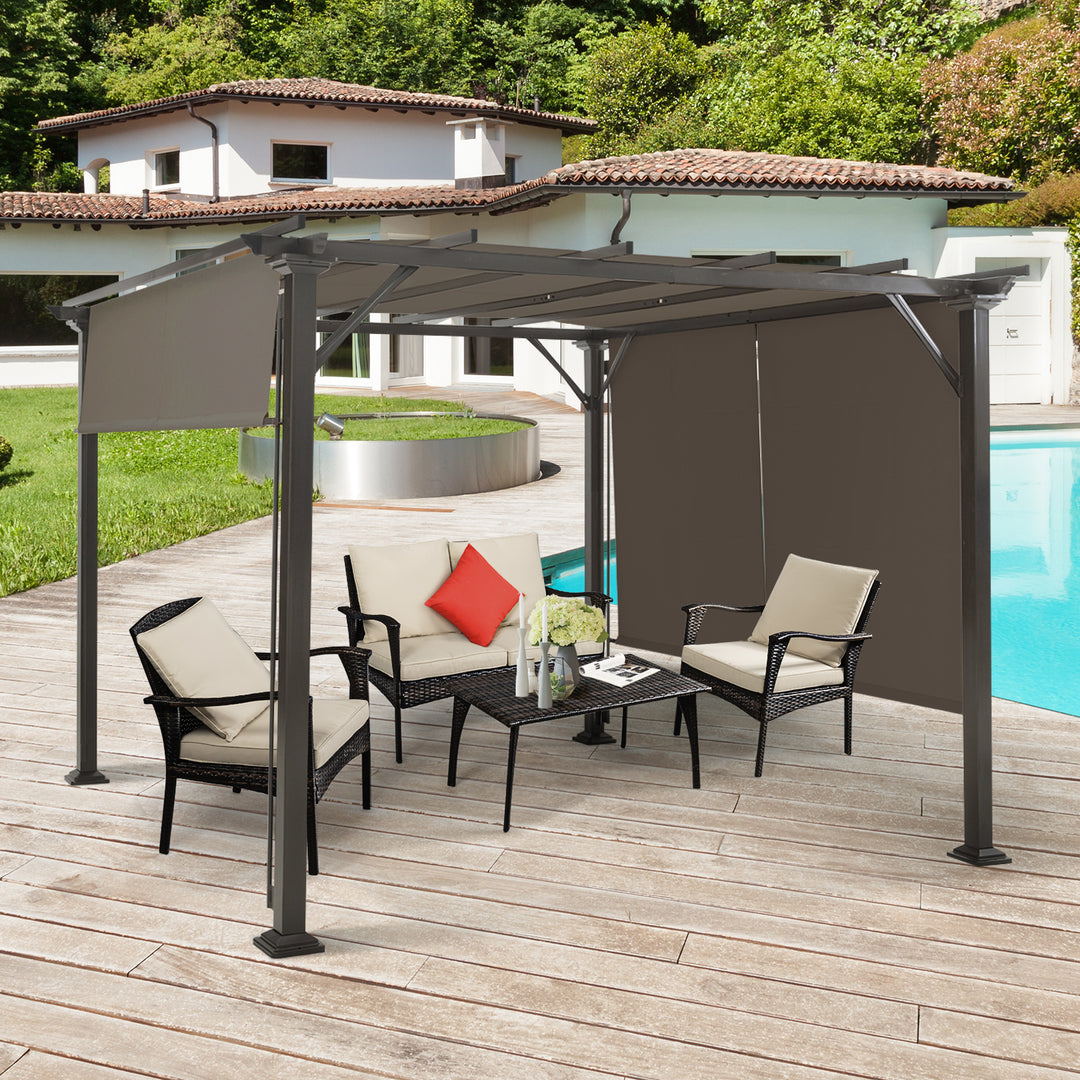 2PCS 16x4 Ft Universal Replacement Canopy for Pergola Structure