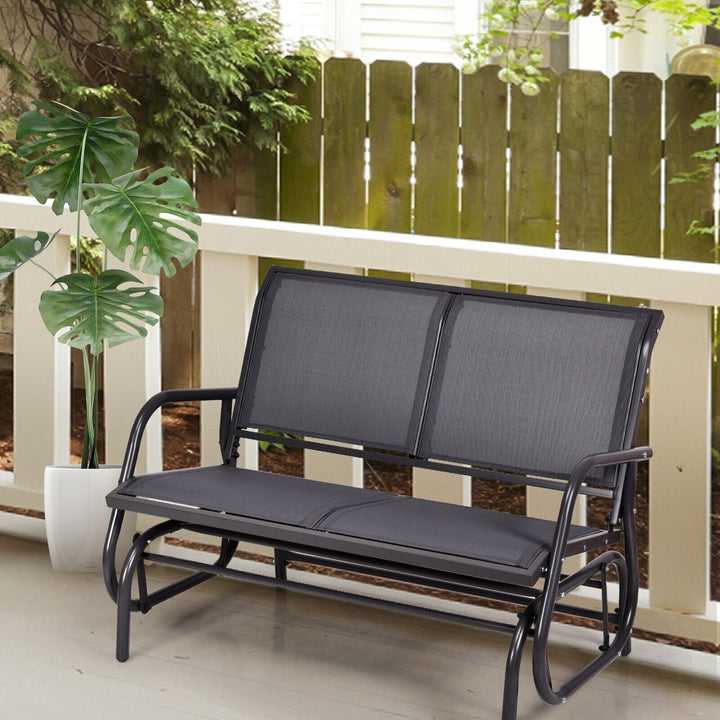 Outdoor Swing Glider Chair with Spacious Space