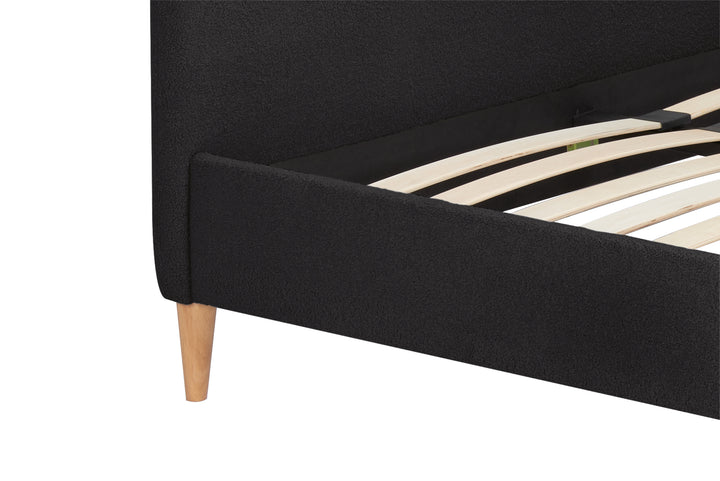 Otley Fabric Bed Frame with Super Soft Teddy Bear Upholstery for Cozy Bedrooms