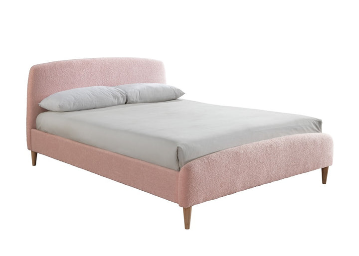 Otley Fabric Bed Frame with Super Soft Teddy Bear Upholstery for Cozy Bedrooms