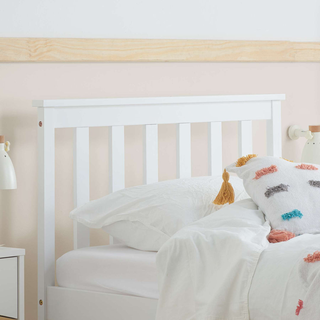 Oxford Bed Frame with Solid Slatted Base for Modern Farmhouse Style