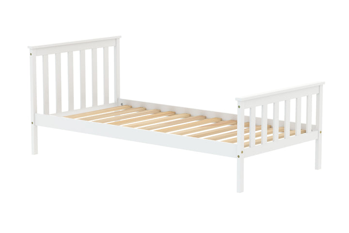 Oxford Bed Frame with Solid Slatted Base for Modern Farmhouse Style