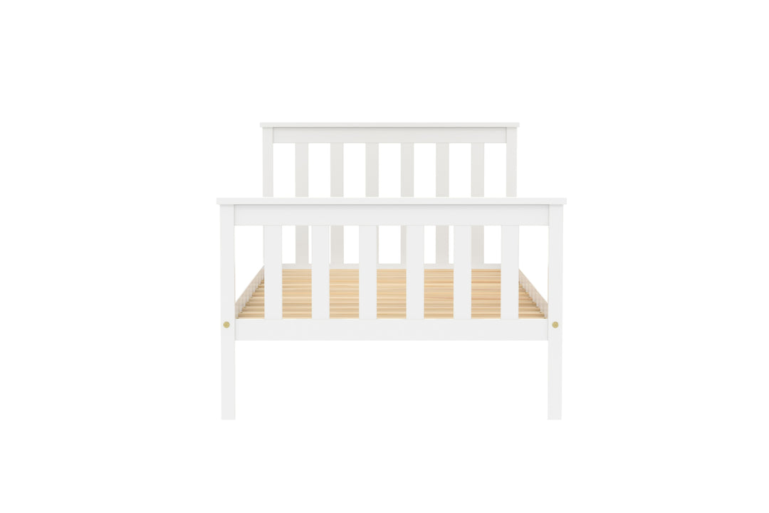 Oxford Bed Frame with Solid Slatted Base for Modern Farmhouse Style