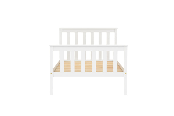 Oxford Bed Frame with Solid Slatted Base for Modern Farmhouse Style