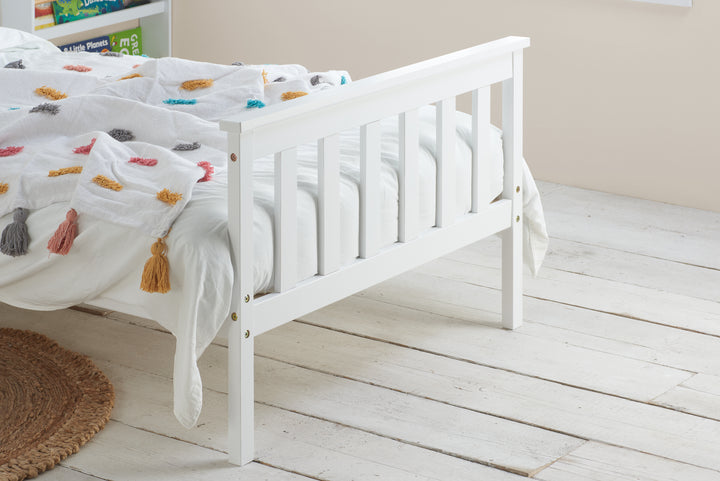 Oxford Bed Frame with Solid Slatted Base for Modern Farmhouse Style