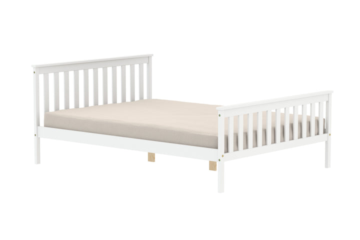 Oxford Bed Frame with Solid Slatted Base for Modern Farmhouse Style
