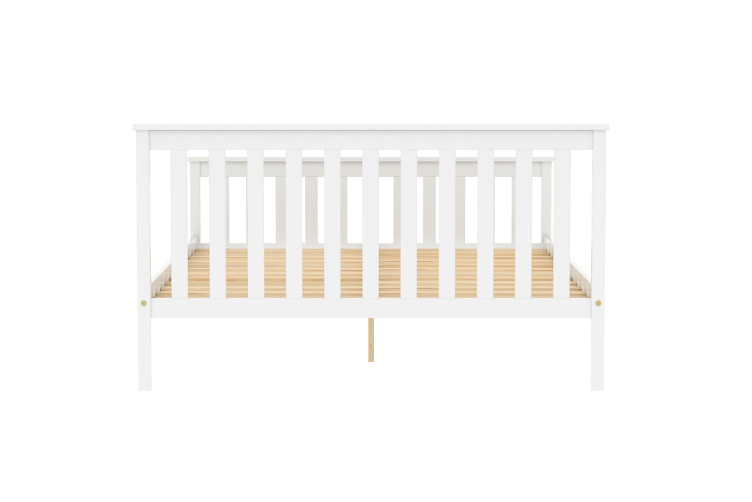 Oxford Bed Frame with Solid Slatted Base for Modern Farmhouse Style