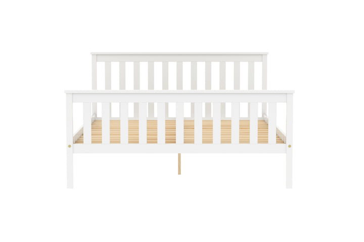 Oxford Bed Frame with Solid Slatted Base for Modern Farmhouse Style