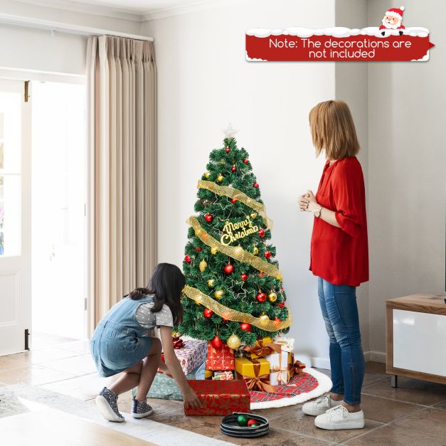 Optical Fiber Christmas Tree Pre-Lit Artificial Xmas Tree-1.5M