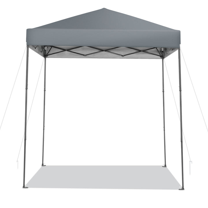 198 x 198 cm Outdoor Pop up Canopy with Adjustable Heights - TidySpaces