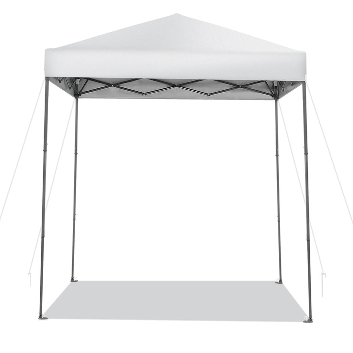 198 x 198 cm Outdoor Pop up Canopy with Adjustable Heights - TidySpaces