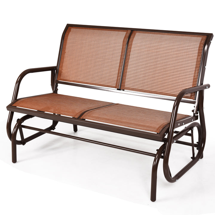 Outdoor Swing Glider Chair with Spacious Space