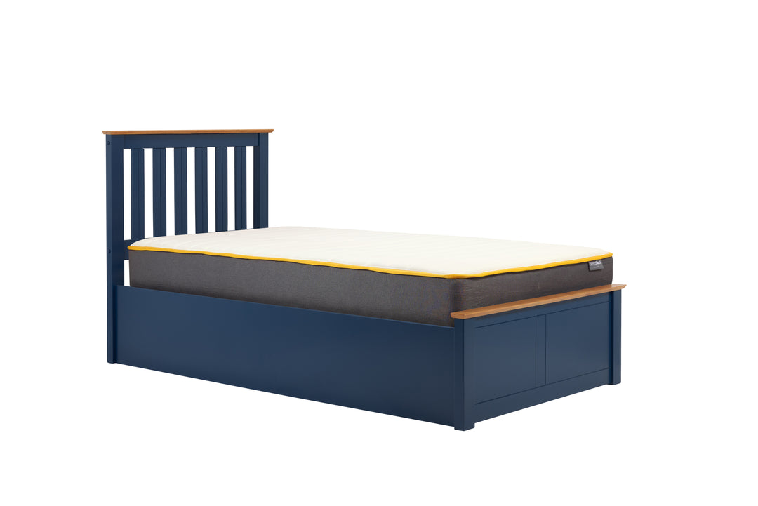 Phoenix Wooden Ottoman Bed with Ample Storage in Multiple Finishes