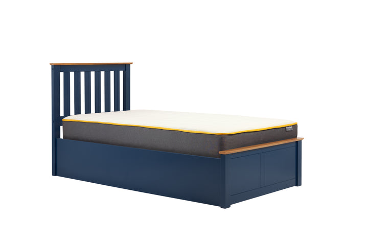 Phoenix Wooden Ottoman Bed with Ample Storage in Multiple Finishes