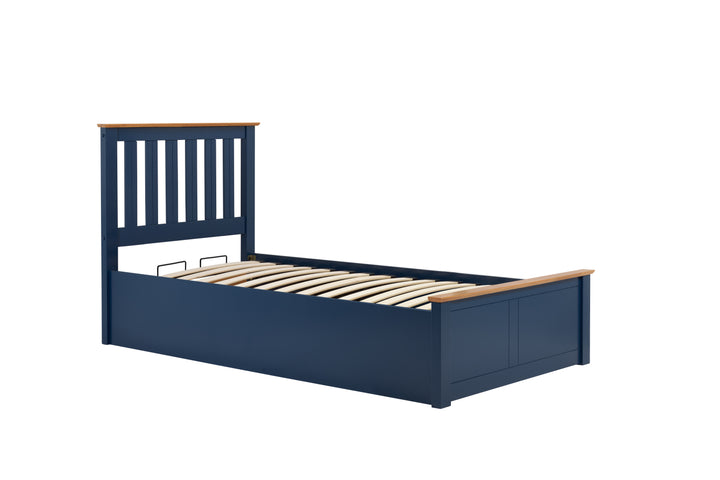 Phoenix Wooden Ottoman Bed with Ample Storage in Multiple Finishes