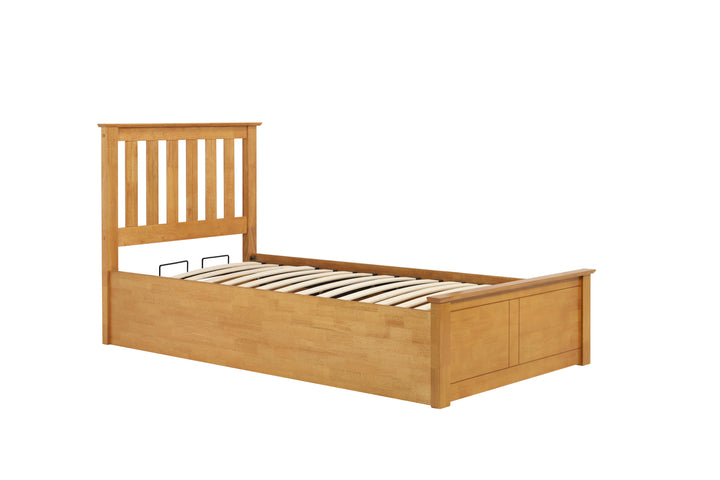 Phoenix Wooden Ottoman Bed with Ample Storage in Multiple Finishes