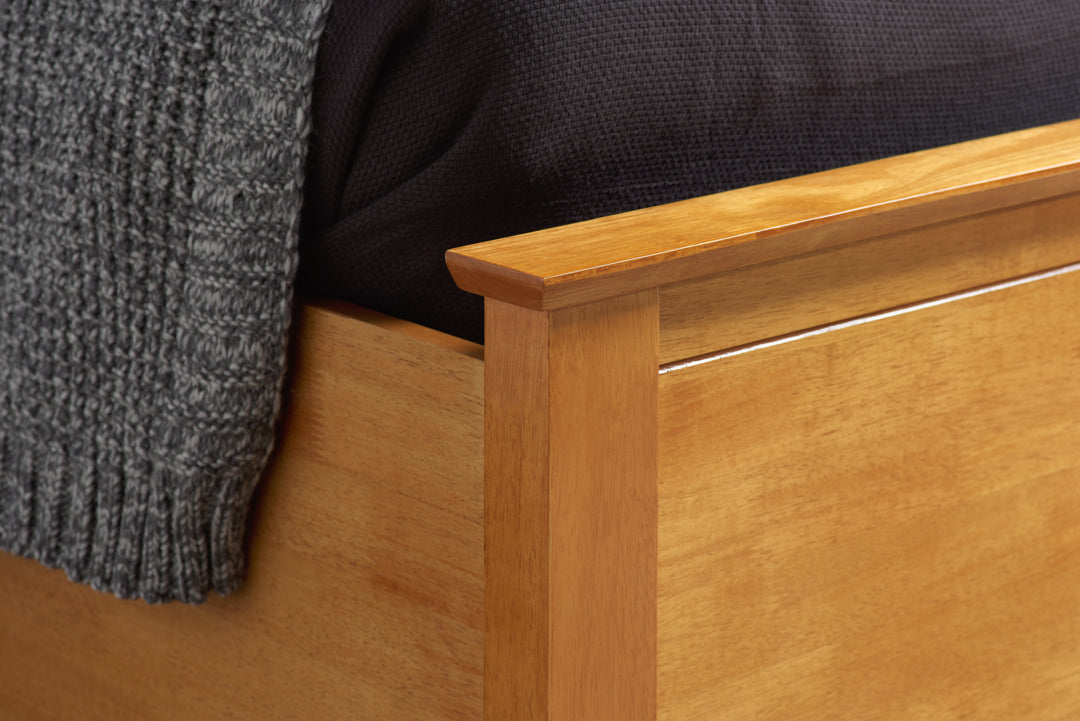 Phoenix Wooden Ottoman Bed with Ample Storage in Multiple Finishes