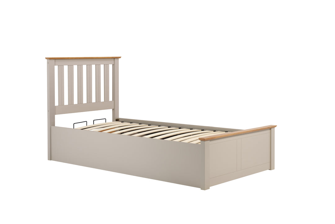 Phoenix Wooden Ottoman Bed with Ample Storage in Multiple Finishes