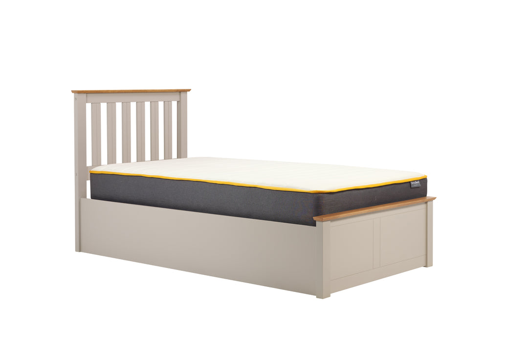 Phoenix Wooden Ottoman Bed with Ample Storage in Multiple Finishes