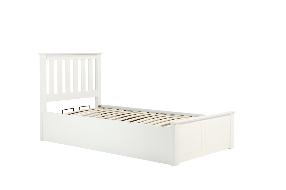 Phoenix Wooden Ottoman Bed with Ample Storage in Multiple Finishes