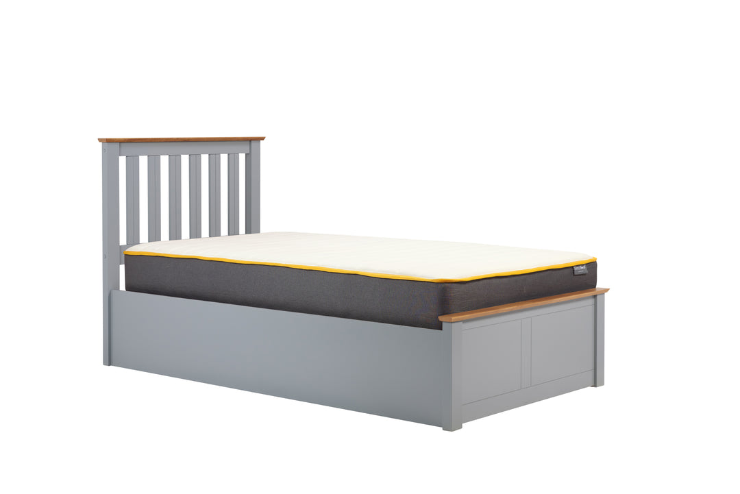 Phoenix Wooden Ottoman Bed with Ample Storage in Multiple Finishes