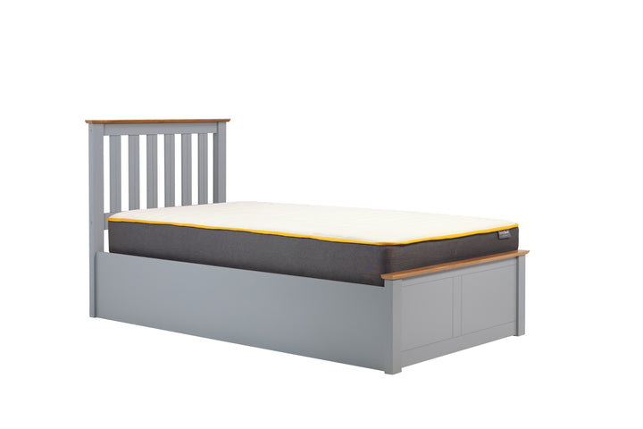 Phoenix Wooden Ottoman Bed with Ample Storage in Multiple Finishes
