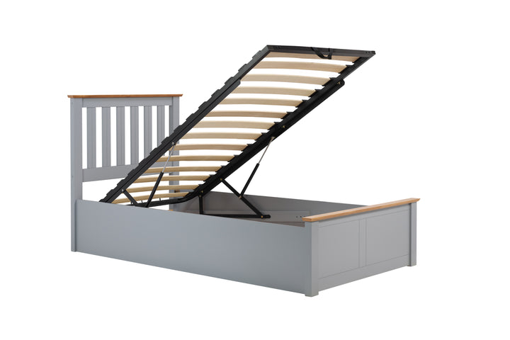 Phoenix Wooden Ottoman Bed with Ample Storage in Multiple Finishes