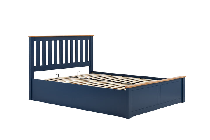 Phoenix Wooden Ottoman Bed with Ample Storage in Multiple Finishes