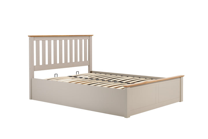 Phoenix Wooden Ottoman Bed with Ample Storage in Multiple Finishes