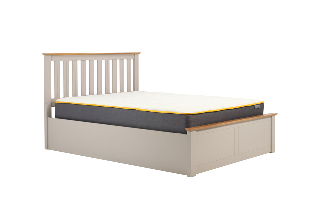Phoenix Wooden Ottoman Bed with Ample Storage in Multiple Finishes