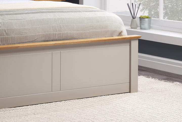 Phoenix Wooden Ottoman Bed with Ample Storage in Multiple Finishes