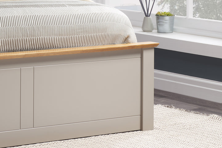 Phoenix Wooden Ottoman Bed with Ample Storage in Multiple Finishes