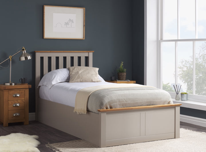 Phoenix Wooden Ottoman Bed with Ample Storage in Multiple Finishes