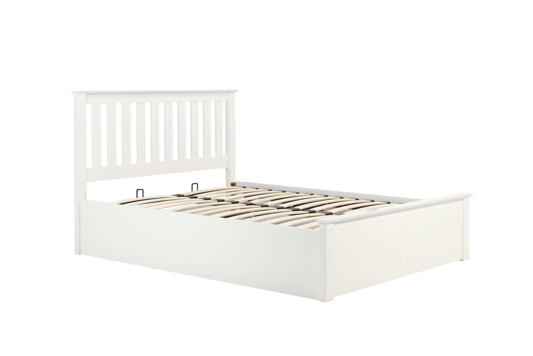 Phoenix Wooden Ottoman Bed with Ample Storage in Multiple Finishes