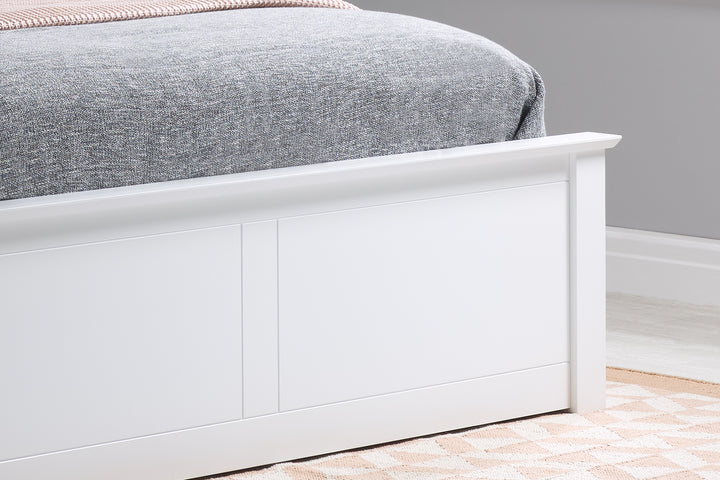 Phoenix Wooden Ottoman Bed with Ample Storage in Multiple Finishes