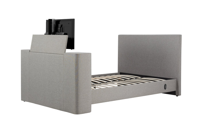 Plaza Luxury TV Bed with Remote Controlled Lift for Ultimate Comfort