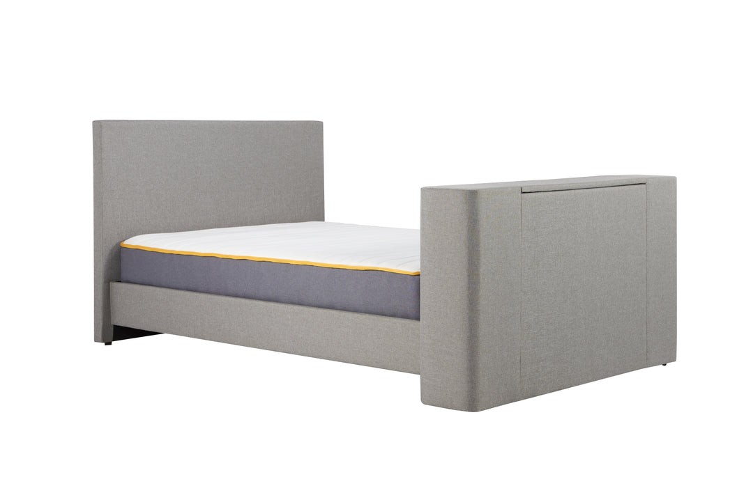 Plaza Luxury TV Bed with Remote Controlled Lift for Ultimate Comfort