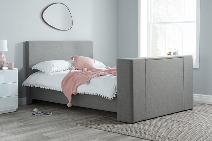 Plaza Luxury TV Bed with Remote Controlled Lift for Ultimate Comfort