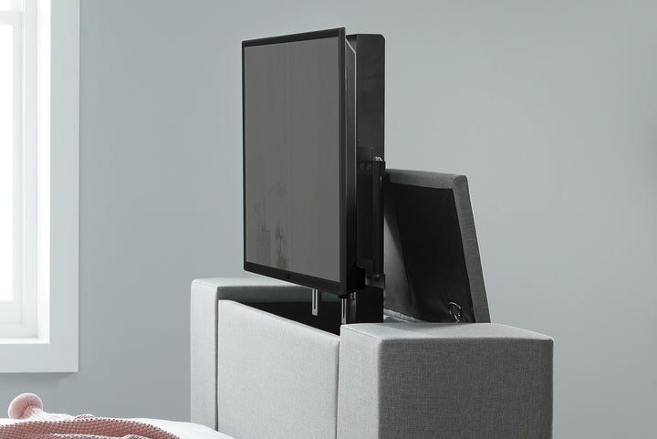 Plaza Luxury TV Bed with Remote Controlled Lift for Ultimate Comfort