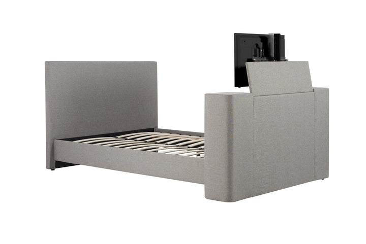 Plaza Luxury TV Bed with Remote Controlled Lift for Ultimate Comfort