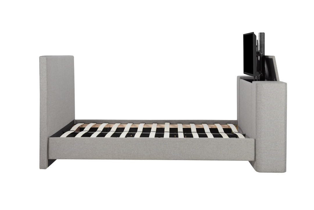 Plaza Luxury TV Bed with Remote Controlled Lift for Ultimate Comfort