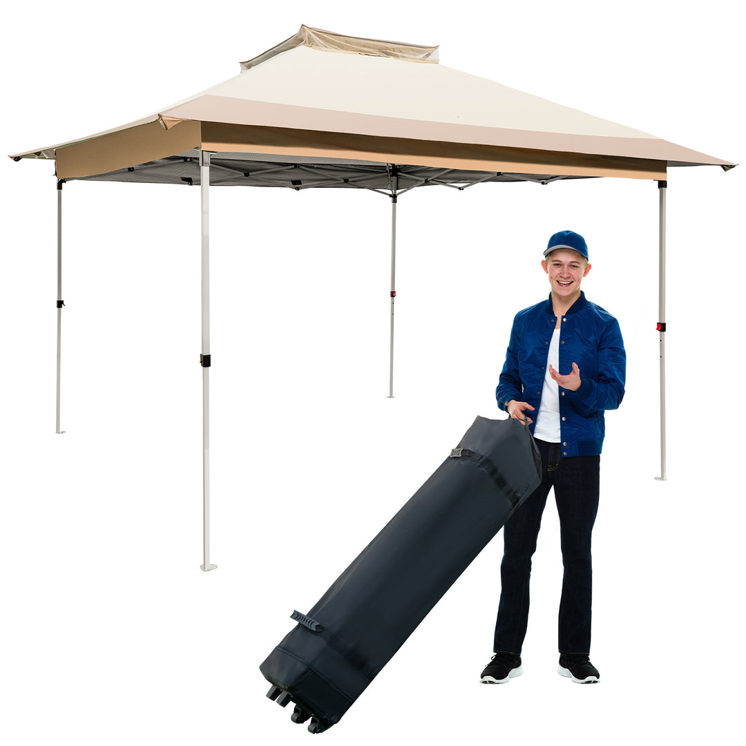 Pop up Gazebo with Vented Top and Portable Canopy Shelter - TidySpaces