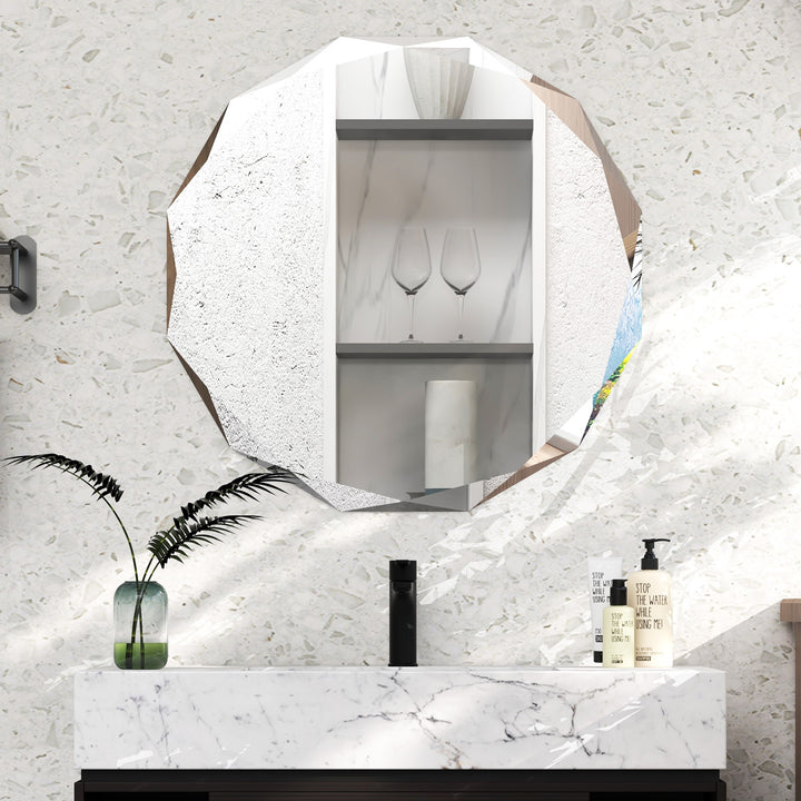 Premium Silver Polished Frameless Wall Mount Mirror - TidySpaces