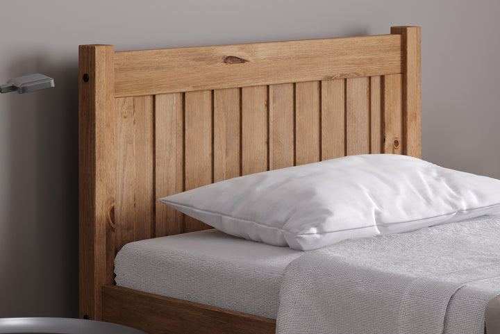 Rio Solid Pine Bed with Slatted Base for Enhanced Support and Airflow
