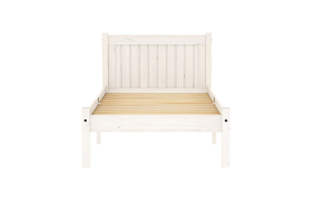Rio Solid Pine Bed with Slatted Base for Enhanced Support and Airflow