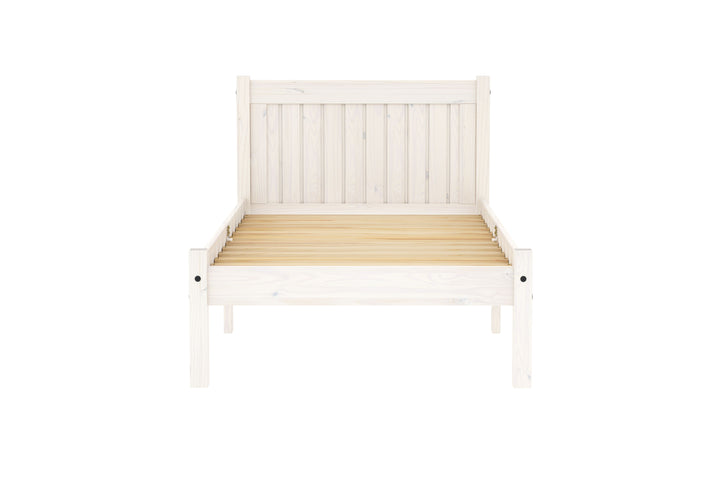 Rio Solid Pine Bed with Slatted Base for Enhanced Support and Airflow
